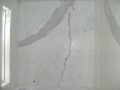 Calacatta marble bookmatched