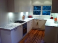 Imperial white 30mm benchtops honed exclusive to aysons